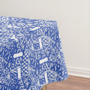 Search for chinoiserie tablecloths Blue and white