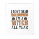 Search for halloween witch notepads Spookydesigns