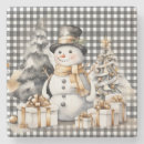 Search for christmas stone coasters Snowman