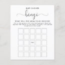 Search for baby shower bingo Girl