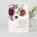 Search for deep wine red invitations Blush