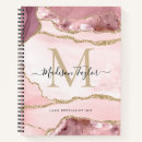 Search for marble notebooks Blush pink