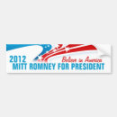 Search for mitt bumper stickers President