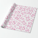 Search for 25th birthday wrapping paper Anniversary