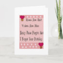 Search for sorry i forgot your birthday cards Forgive