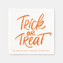 Search for halloween napkins Trick or treat