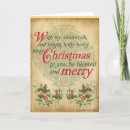 Search for holly and ivy christmas cards Vintage
