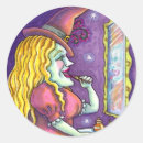 Search for cute witch stickers Halloween