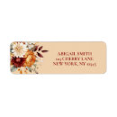 Search for fall in love return address labels Burgundy