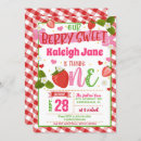 Search for berry sweet birthday invitations Strawberry birthday party