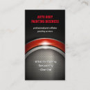 Search for car paint business cards Automotive