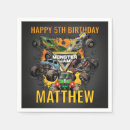Search for monster trucks napkins Monster truck party