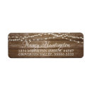 Search for fairy string lights return address labels Elegant