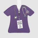 Search for purple tshirt christmas tree decorations Nurse