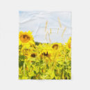 Search for sunflower photo blankets Blue