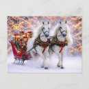 Search for horse and sleigh christmas cards Snow