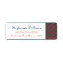 Search for navy chevron return address labels Modern