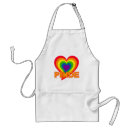 Search for rainbow pride aprons Heart