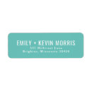 Search for blue stripe return address labels Minimalist