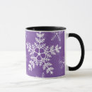 Search for purple snowflakes mugs Pattern