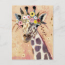 Search for giraffe postcards Whimsical