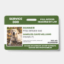 Search for green id badges Simple