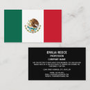Search for mexican business cards Flag of mexico