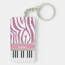Search for zebra print key rings Girly