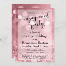 Search for bokeh engagement party invitations Glitter