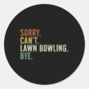 Search for lawn bowls stickers Bowler