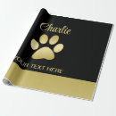 Search for shiny black wrapping paper Gold