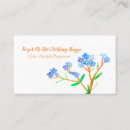 Search for forget me not business cards Floral