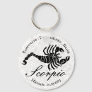 Search for scorpio key rings Birthday