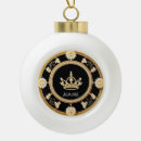 Search for gold crown christmas tree decorations Royalty