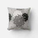 Search for black and white grey cushions Flowers