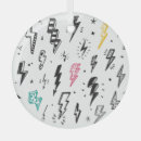 Search for lightning bolt christmas tree decorations Illustration