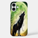 Search for wolf moon iphone cases Black