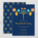 Search for hanukkah party invitations Gold