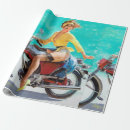 Search for pin up wrapping paper Girl