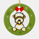 Search for wheaten terrier christmas tree decorations Dog