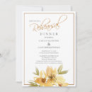 Search for watercolor floral rehearsal dinner invitations Simple