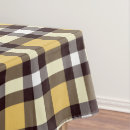 Search for yellow and black tablecloths Chequered