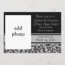 Search for gothic graduation invitations Black