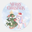 Search for unicorn christmas stickers Xmas