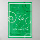 Search for abundant life posters John 10 10