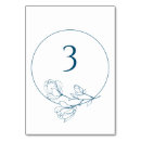 Search for blue flower table cards Minimalist