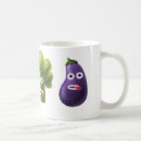 Search for funny cartoon vegetables mugs Vegan