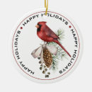 Search for cardinal christmas tree decorations Red and white