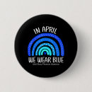Search for child abuse badges Blue