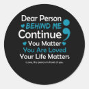 Search for behind stickers Suicide